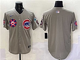 Men's Chicago Cubs Blank Gray 2025 Tokyo Series Limited Stitched Jersey,baseball caps,new era cap wholesale,wholesale hats